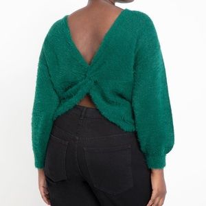 Eloquii Twist Back Sweater - Size 26/28 NWT